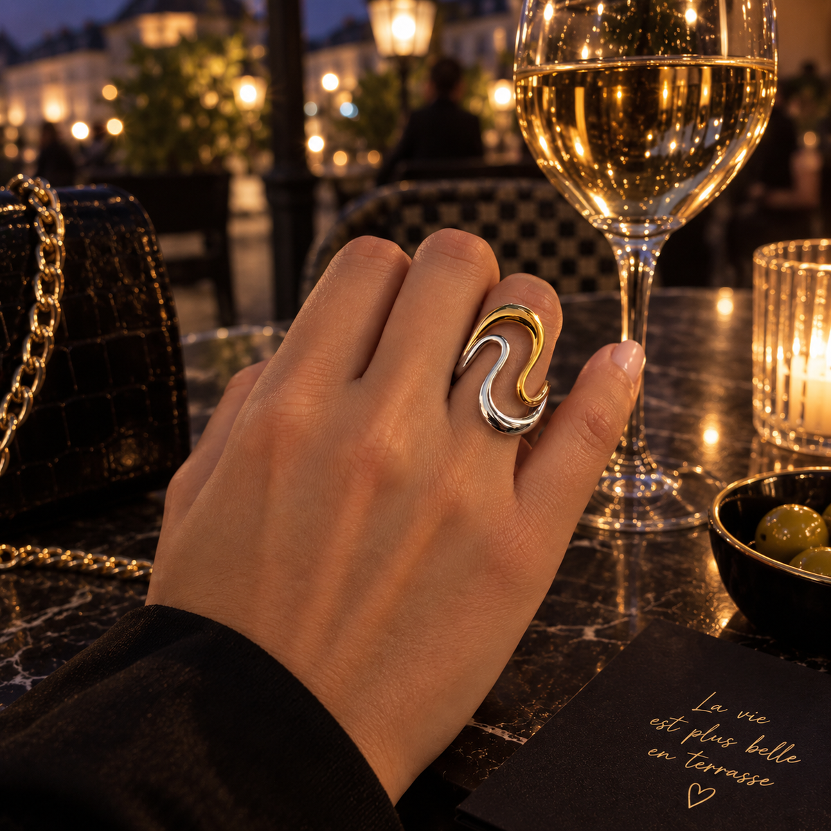 Bague Courbes Infinies