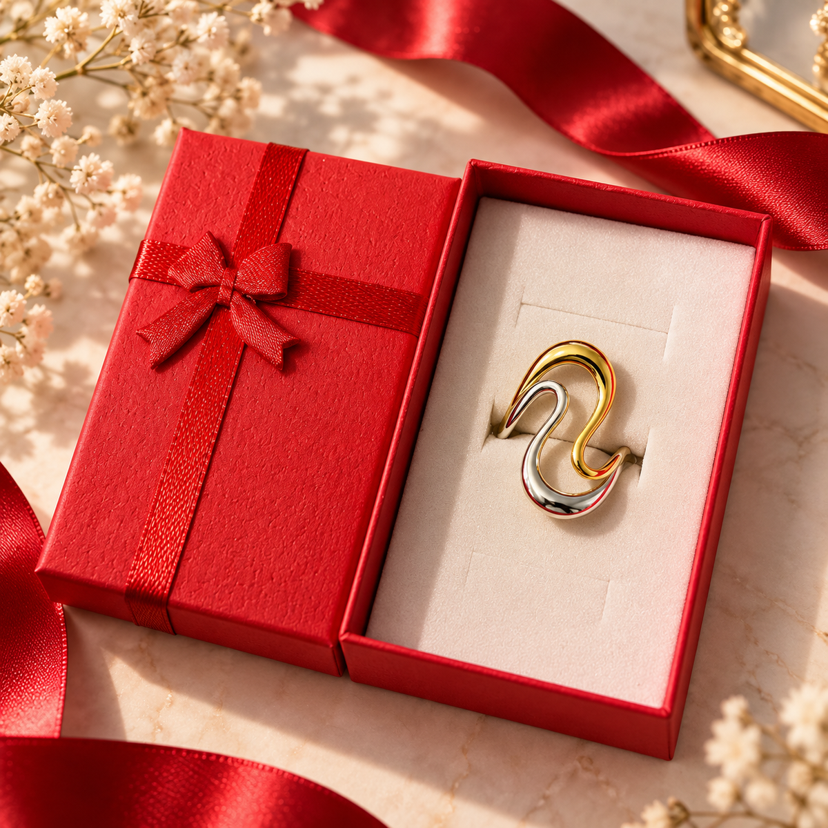 Bague Courbes Infinies