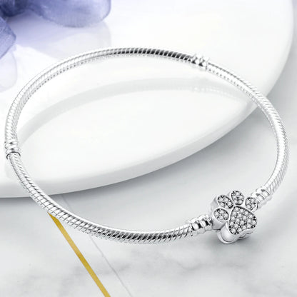 Bracelet Force de Nature argenté, accessoire symbolique et sophistiqué, disponible en 18 cm ou 20 cm.