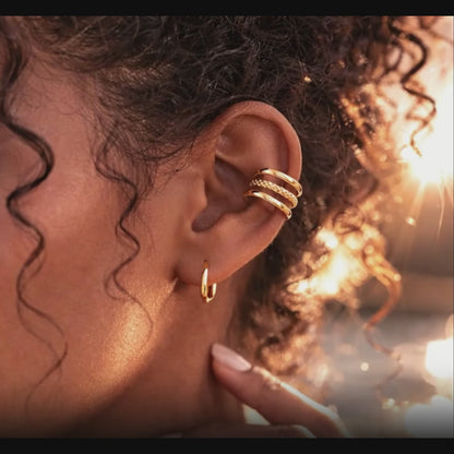 Ear Cuff Trio Harmonie Sans Perçage